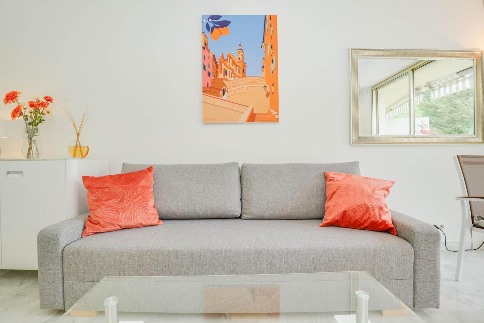 « La Grande Residence » Vue Mer, Piscine Menton Ngoại thất bức ảnh