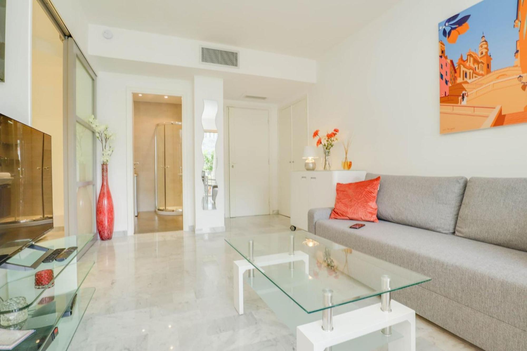 « La Grande Residence » Vue Mer, Piscine Menton Ngoại thất bức ảnh